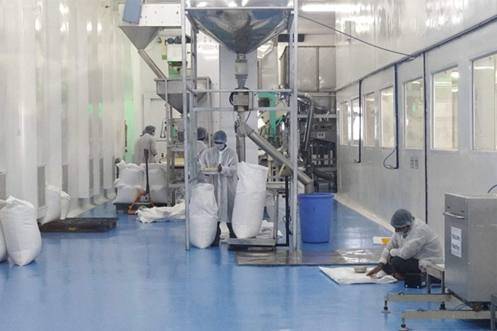 Peanutji processing facility interior