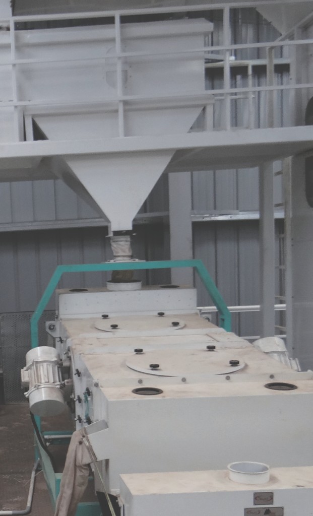 Peanutji gravity feed processing unit